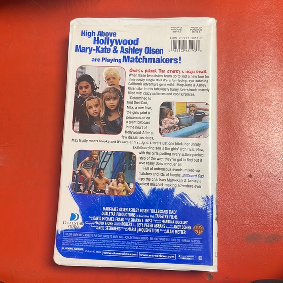1998 Billboard Dad Mary-Kate & Ashley Olson vintage VHS - Picture 2 of 4